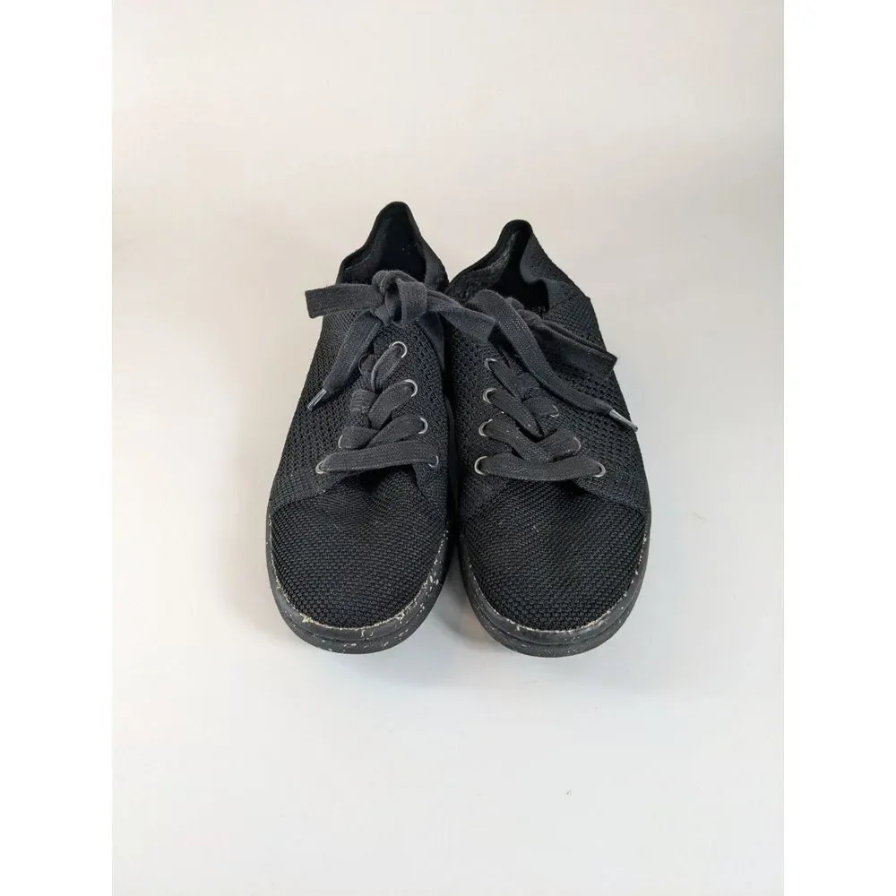 Eileen Fisher Women's Clifton 4 Size 9 Black Mesh Lace Up‎ Fashion Sneakers